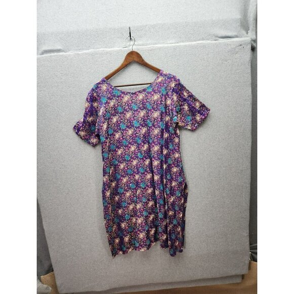 Indy Floral Embroidered Short Sleeve Dress Multicolor - Picture 3 of 4